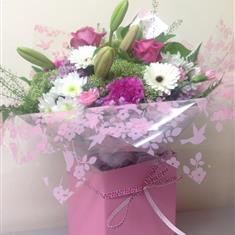 Soft Elegance in Pink &amp; White