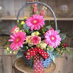 Vibrant Pink Basket