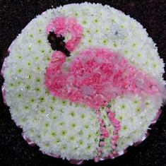 Pink Flamingo Posy Pad