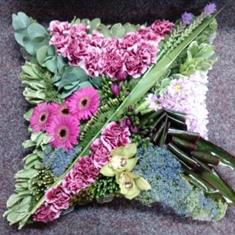 Textured Funeral Cushion