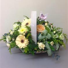 Pastel Meadow Basket