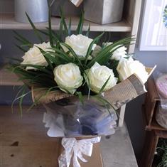 Luxe White Roses