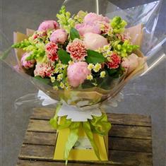 Perfect Peonies Handtie